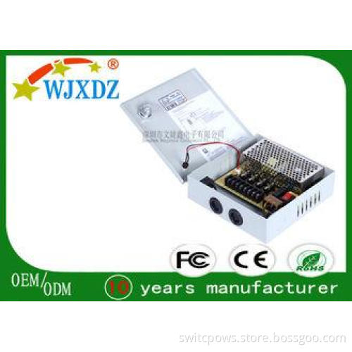 5A 12V CCTV Switching Power Supply 60W , CCTV Camera Power
